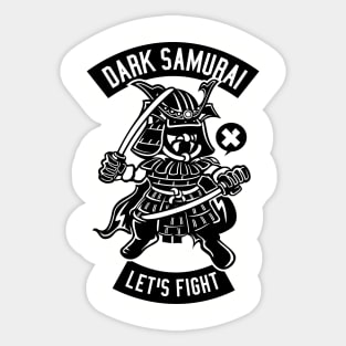 The samurai is here Sticker